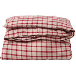 Alternative view of Sengesett Checked Cotton Flannel Red/Beige fra Lexington