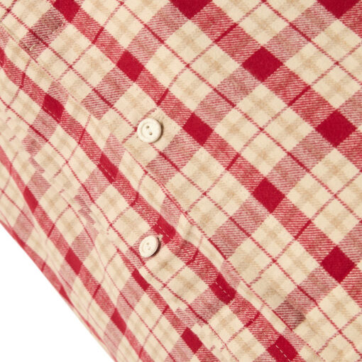 Sengesett Checked Cotton Flannel Red/Beige fra Lexington - Bilde 4
