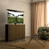 Englesson Line Slim Burned Walnut/Black TV Lift 55" Med Sokkel - Bilde 7