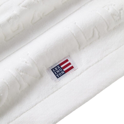 Håndkle Velour Logo 50x70+70x130 set of 2+2 White fra Lexington - Bilde 4