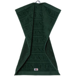 Alternative view of Håndkle Velour Logo 50x70+70x130 set of 2+2 Juniper Green fra Lexington