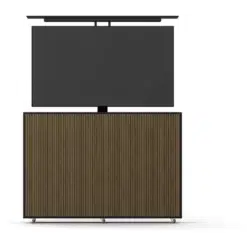 Alternative view of Englesson Line Slim Burned Walnut/Black TV Lift 55" Med Sokkel