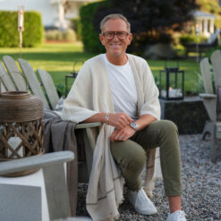 Chamonix poncho pure cashmere, Roma lanterne og Marmi lanterne