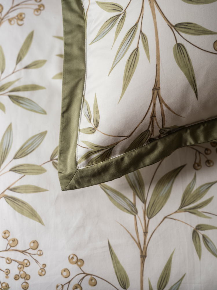 Halvor Bakke Luno sengesett i sateng - Grønn - Bilde 2