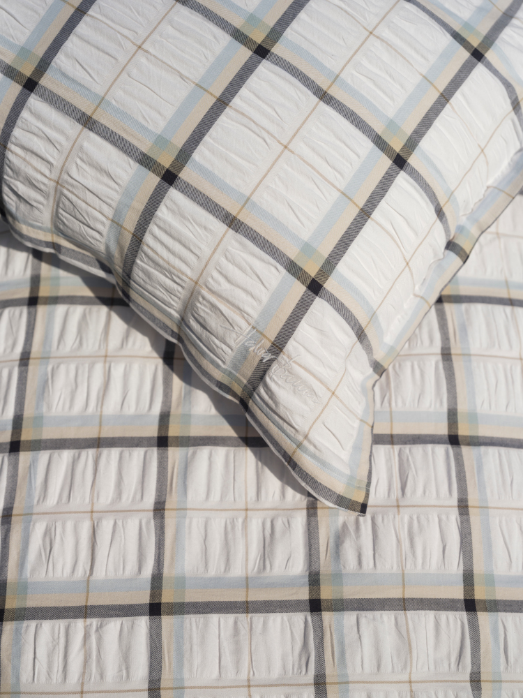 Halvor Bakke Nox sengesett i krepp - Midnight blue - Bilde 2