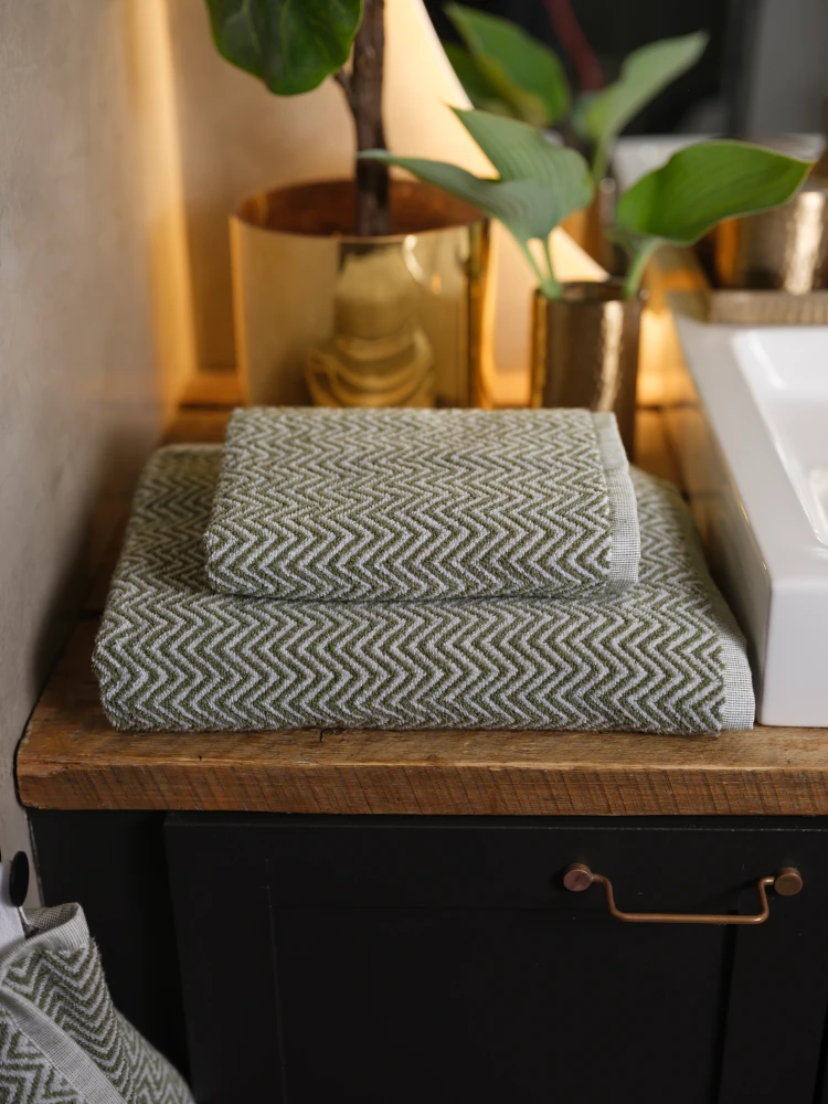 Halvor Bakke Verbier Håndklær - Støv grønn - Bilde 3