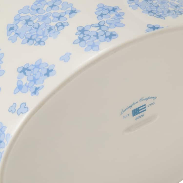 Blomsterpotte Floral Stoneware Pot with Handles Blue/White fra Lexington - Bilde 5