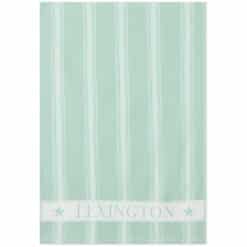 Alternative view of Kjøkkenhåndkle 50x70 Organic Cotton Terry Green/White fra Lexington