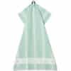 Kjøkkenhåndkle organic cotton terry green & white fra lexington1