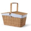 Piknikkurv rattan with liner fra lexington