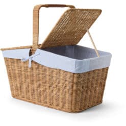 Alternative view of Kurv Rattan Picnic Basket with Liner Natural fra Lexington