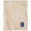 Pledd floral jacquard recycled wool beige & white fra lexington1