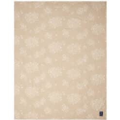 Alternative view of Pledd 130x170 Floral Jacquard Recycled Wool - Beige/white fra Lexington