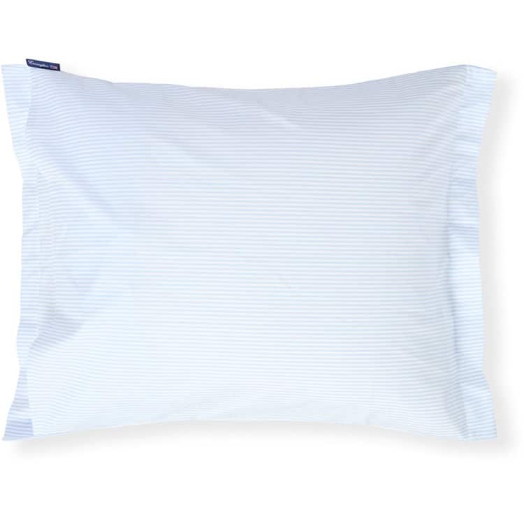 Putetrekk blue & white striped cotton sateen fra lexington