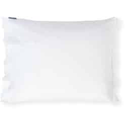 Putetrekk white cotton percale scallop wing fra lexington
