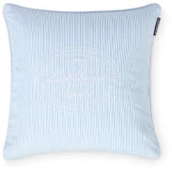 Pynteputetrekk blue & white striped organic cotton fra lexington