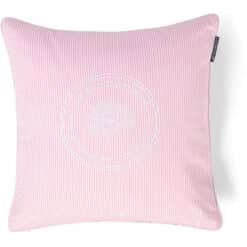 Pynteputetrekk pink & white striped organic cotton fra lexington1