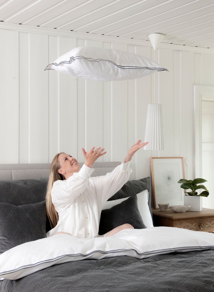 Borås Cotton Sengesett Sky i sateng - Grå - Bilde 8