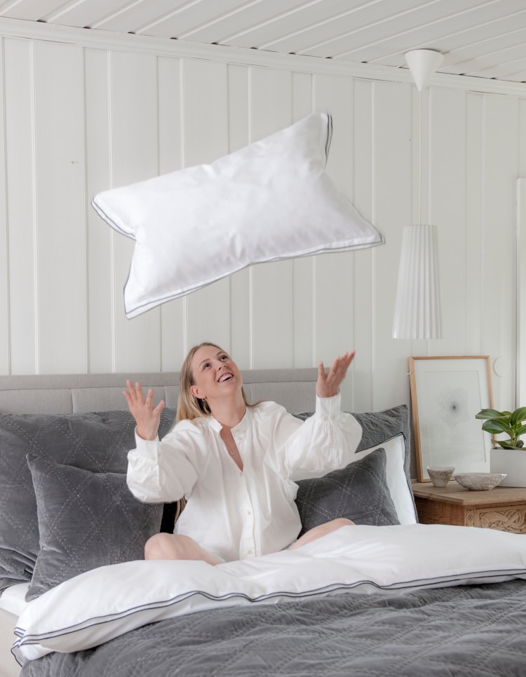 Borås Cotton Sengesett Sky i sateng - Grå - Bilde 7