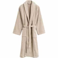 Badekåpe Jacquard herringbone faded beige fra gant