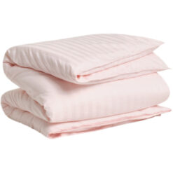 Dynetrekk sateen stripes almost pink fra gant