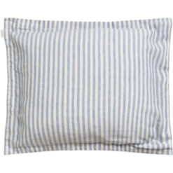 Putetrekk cotton linen stripe faded denim fra gant