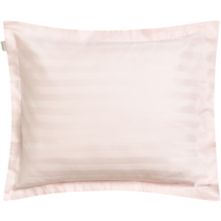 Putetrekk sateen stripes almost pink fra gant