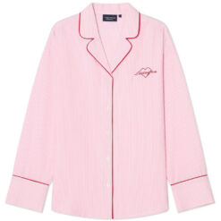 Alternative view of Pysjamas Organic Cotton Pinstripe - Pink/white fra Lexington