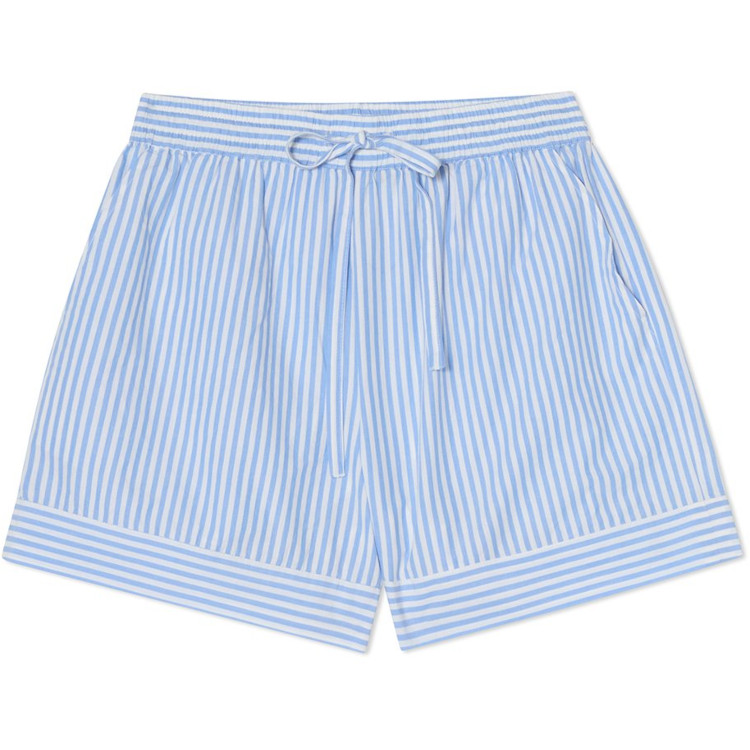 Pysjamas Organic Cotton Poplin - Blue/white stripe fra Lexington - Bilde 7