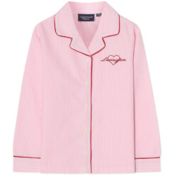 Alternative view of Pysjamas Kids Organic Cotton Pinstripe - Pink/white fra Lexington