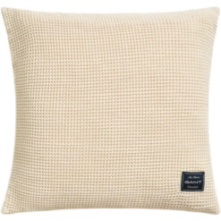 Pynteputetrekk cotton waffle faded beige fra gant