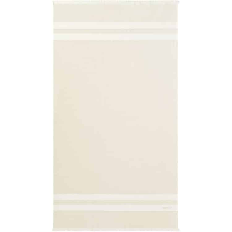 Strandhåndkle stripe hammam faded beige fra gant1