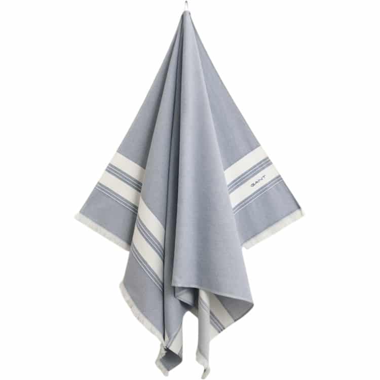 Badehåndkle 100x180 Stripe Hammam Faded denim fra Gant - Bilde 2