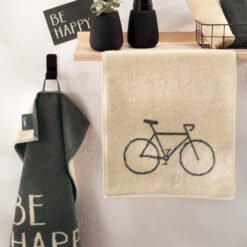 Alternative view of Cawö Håndkle Postcard 30x50 ''Be Happy''