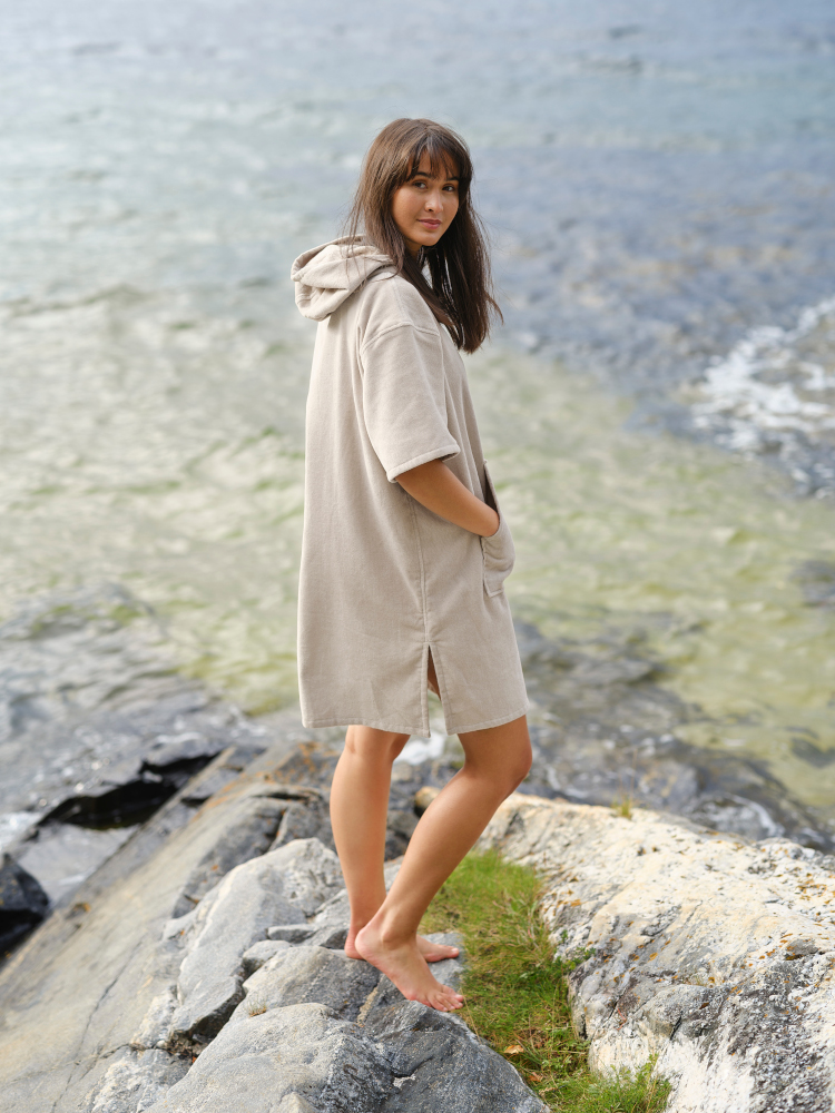 Badeponcho Chill - Beige fra Høie - Bilde 6
