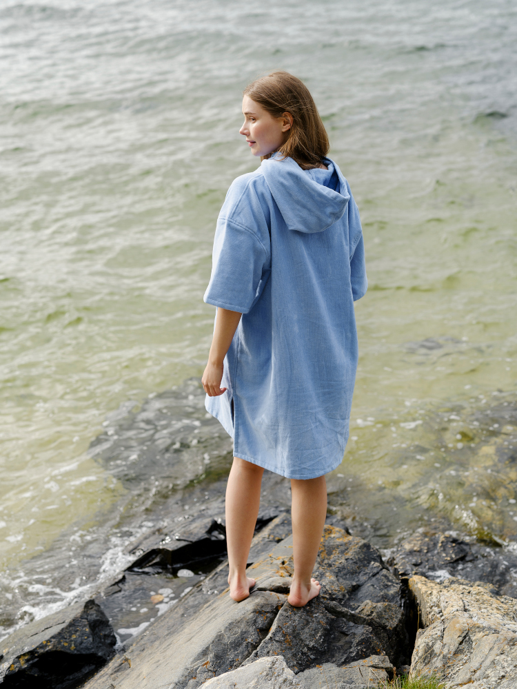Badeponcho Chill - Blå fra Høie - Bilde 15