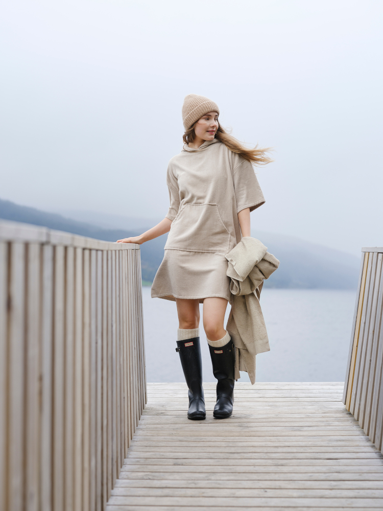 Badeponcho Chill - Beige fra Høie - Bilde 15