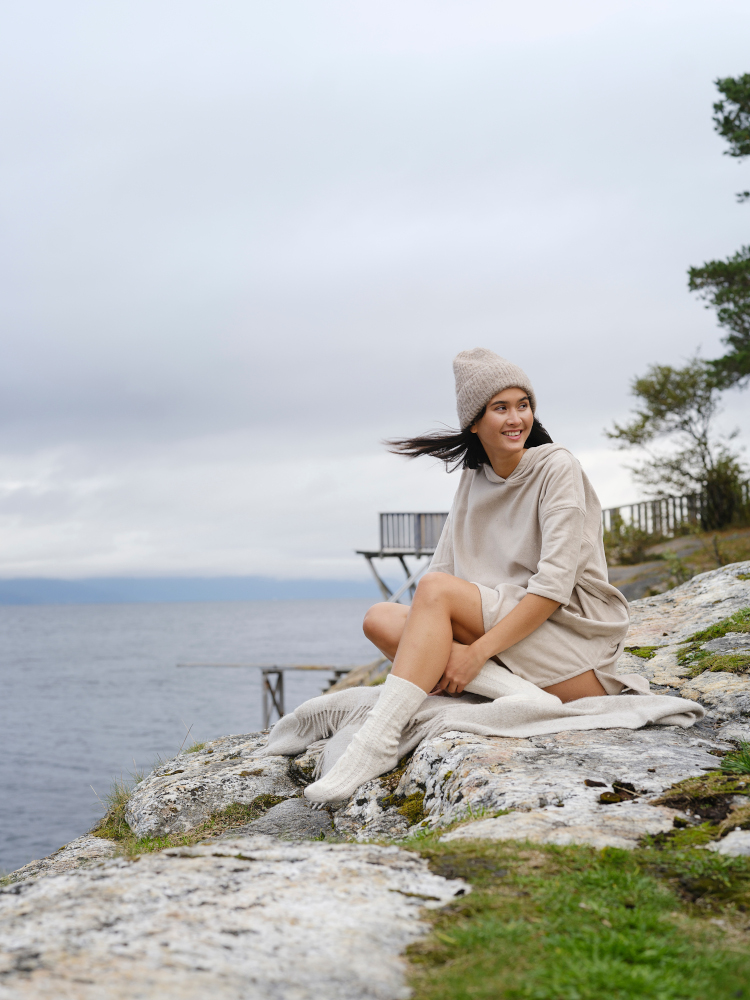 Badeponcho Chill - Beige fra Høie - Bilde 7