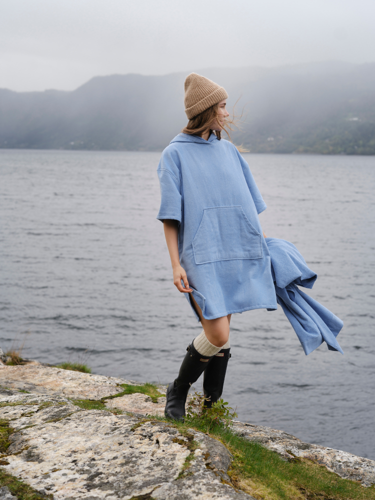 Badeponcho Chill - Blå fra Høie - Bilde 16