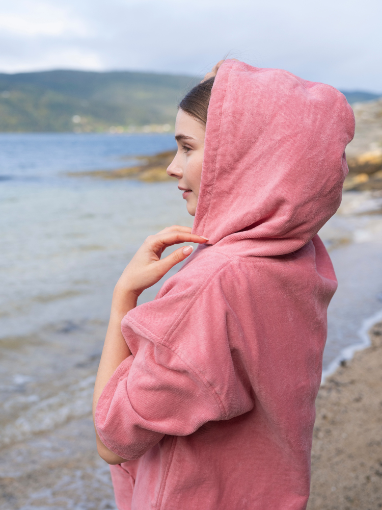 Badeponcho Chill - Rosa fra Høie - Bilde 15