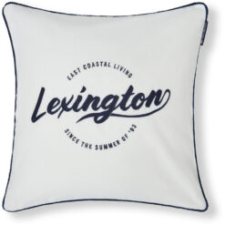 Pynteputetrekk 50x50 white logo fra Lexington
