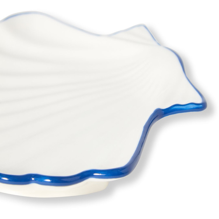 Skål Shell Stoneware Small Dish White/Blue fra Lexington - Bilde 2