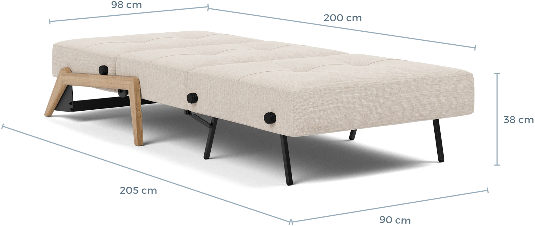 Cubed Wood 90 stol - Innovation Living - Bilde 16