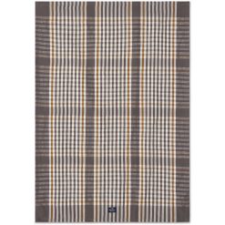 Alternative view of Kjøkkenhåndkle 50x70 Checked linen/cotton gray/white/fudge fra Lexington