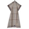 Kjøkkenhåndkle checked linen, cotton gray, white & fudge fra lexington1