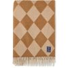 Pledd argyle recycled wool fudge & white fra lexington