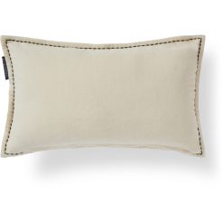 Alternative view of Pyntepute 30x50 Text Logo Organic Cotton Velvet Lt beige/Olive fra Lexington