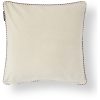 Pynteputetrekk 50x50 Boston Club organic cotton velvet Lt beige/fig fra Lexington - Bilde 2