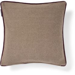 Alternative view of Pynteputetrekk 50x50 Letter Patch Tweed Organic Cotton Beige/brown/fig fra Lexington
