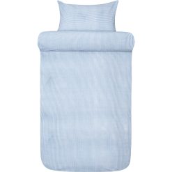 Lykke kreppsengesett denimblå